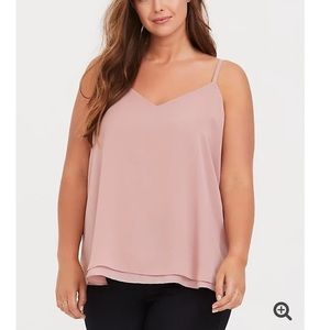 Chiffon tank top blouse